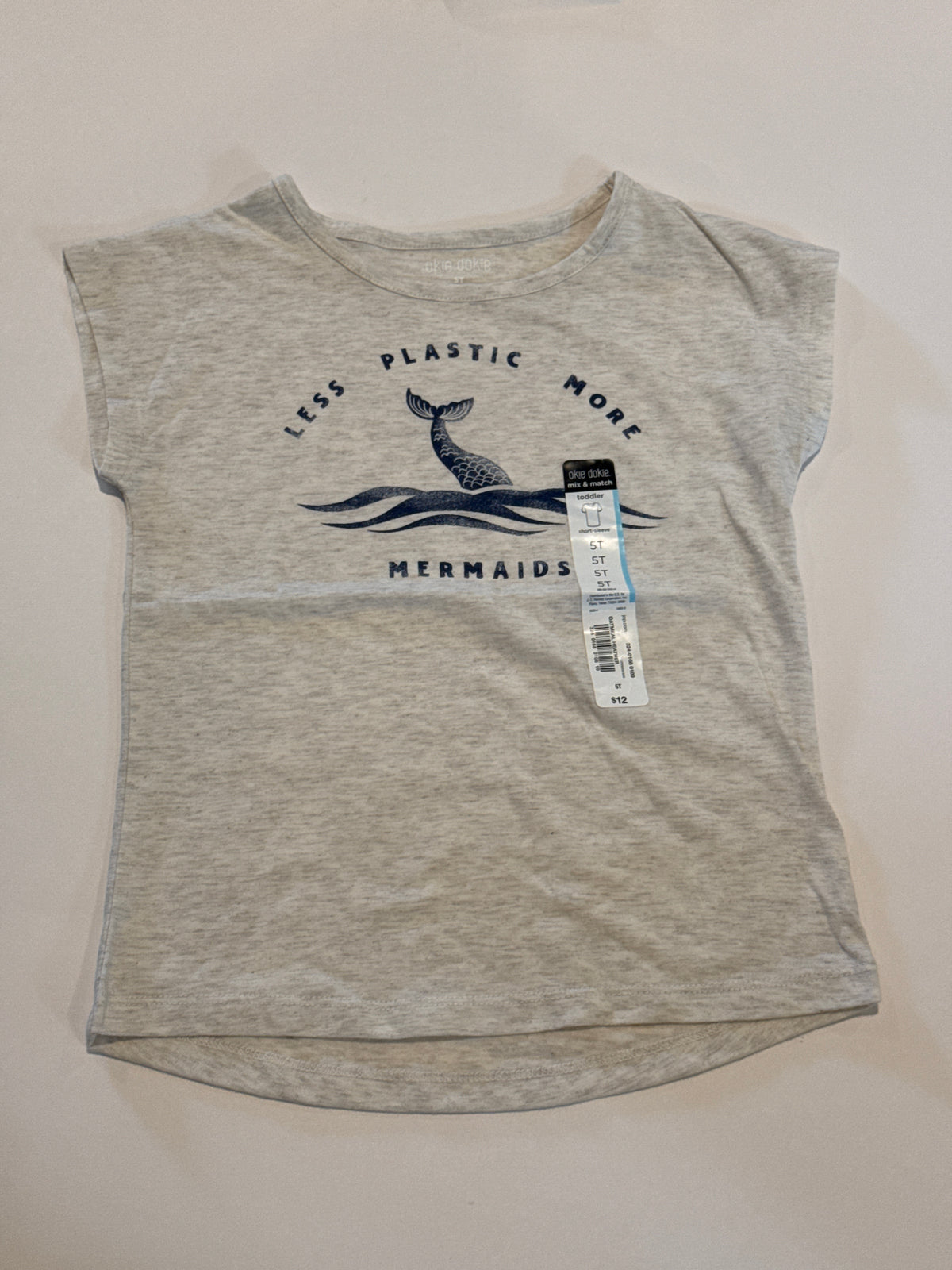 NEW Mermaid SS Tee Okie Dokie 5T - size Toddler - 5T