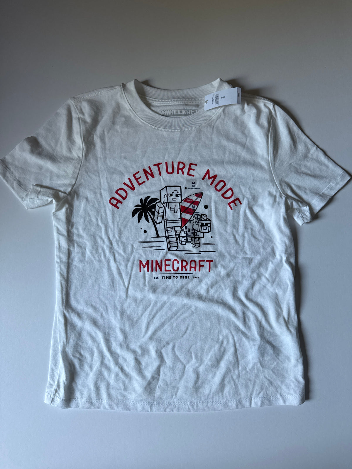 NEW Minecraft SS tee Gap M 8 - size Youth - 8 (M)