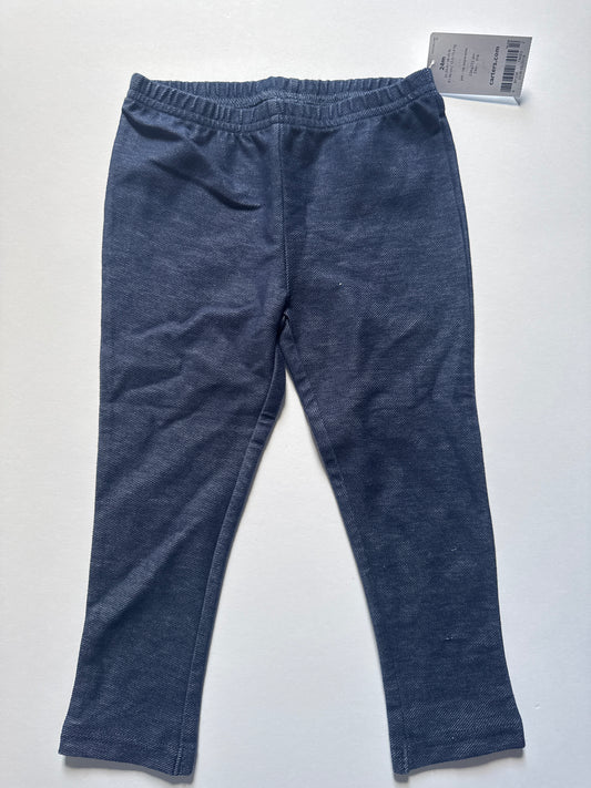 Carter's Denim Leggings New / NWT - size Month - 18-24 / 24M
