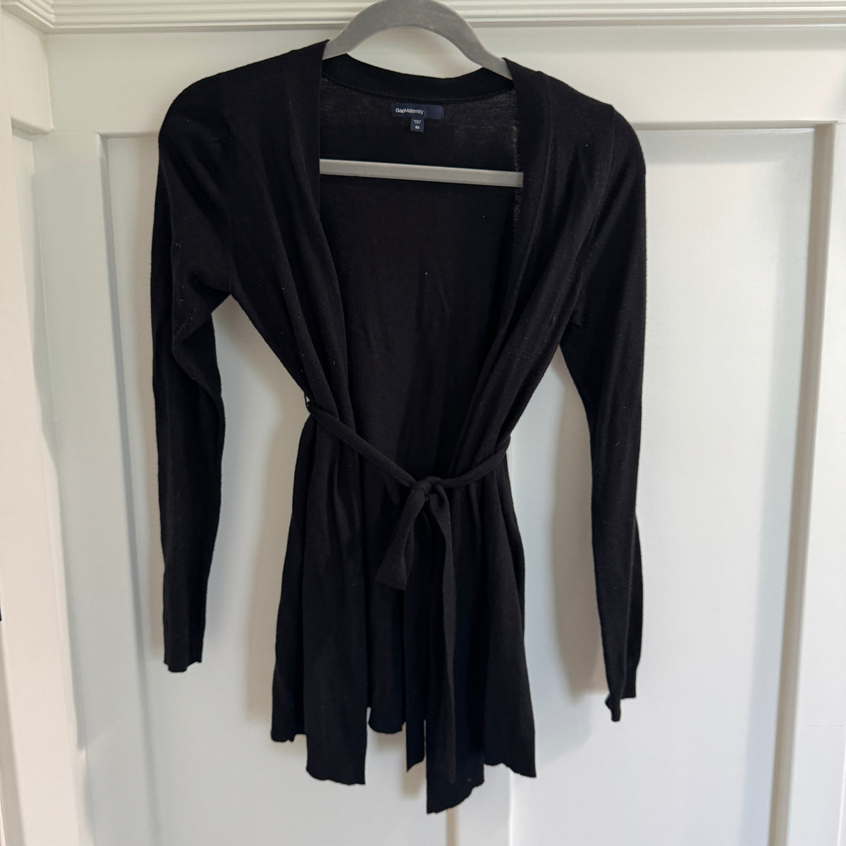 Gap Maternity Black Wrap sweater / GUC - size Women - XS (0/2)