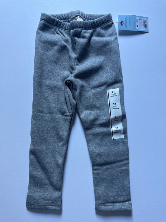 NEW Gray Cozy Leggings NWT Cat & Jack - size Toddler - 2T
