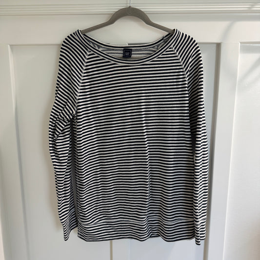 Gap Maternity Striped Sweatshirt Tunic GUC WW - size Women - M (8/10)