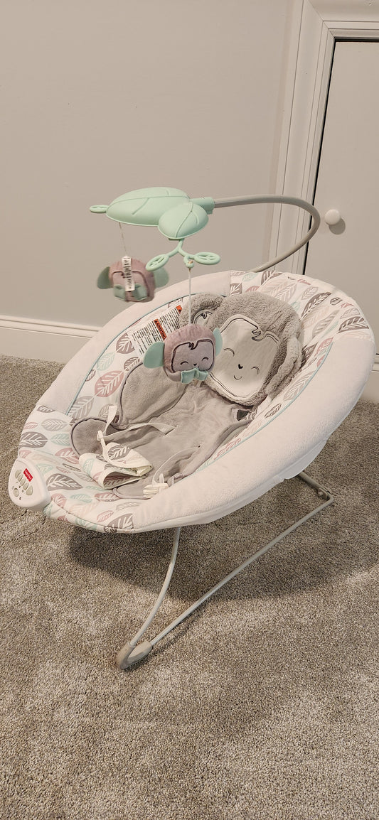 Fisher Price Bouncer Blue Monkey Theme