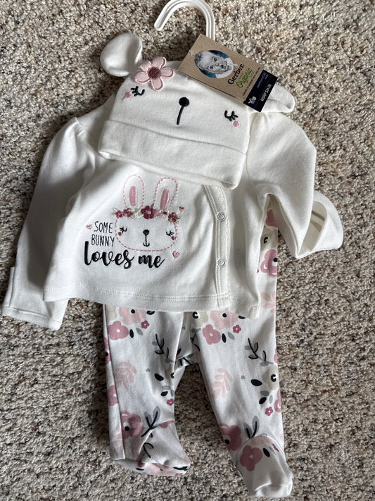 Easter outfit with hat - size Month - Newborn