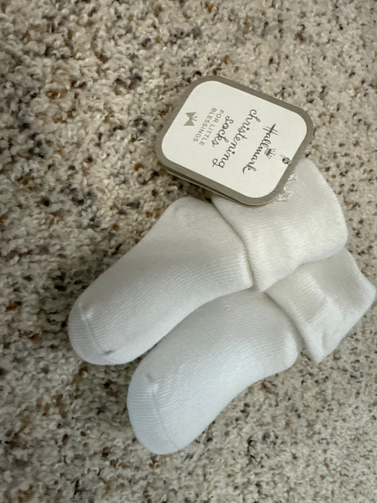 baby Christening Socks NWT, Hallmark