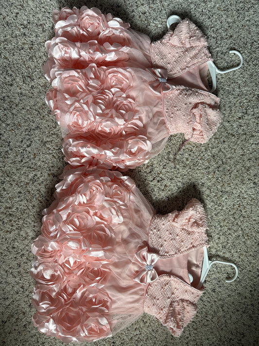 Two pink floral dresses NWT, 6-9M - size Month - 6-9 / 9M