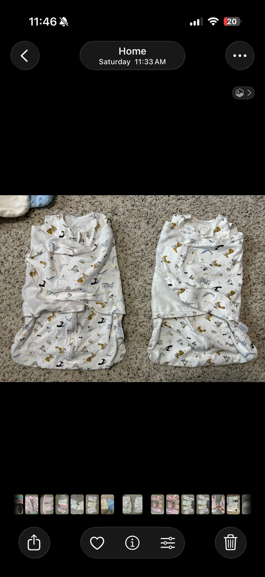 2 sleep sacks