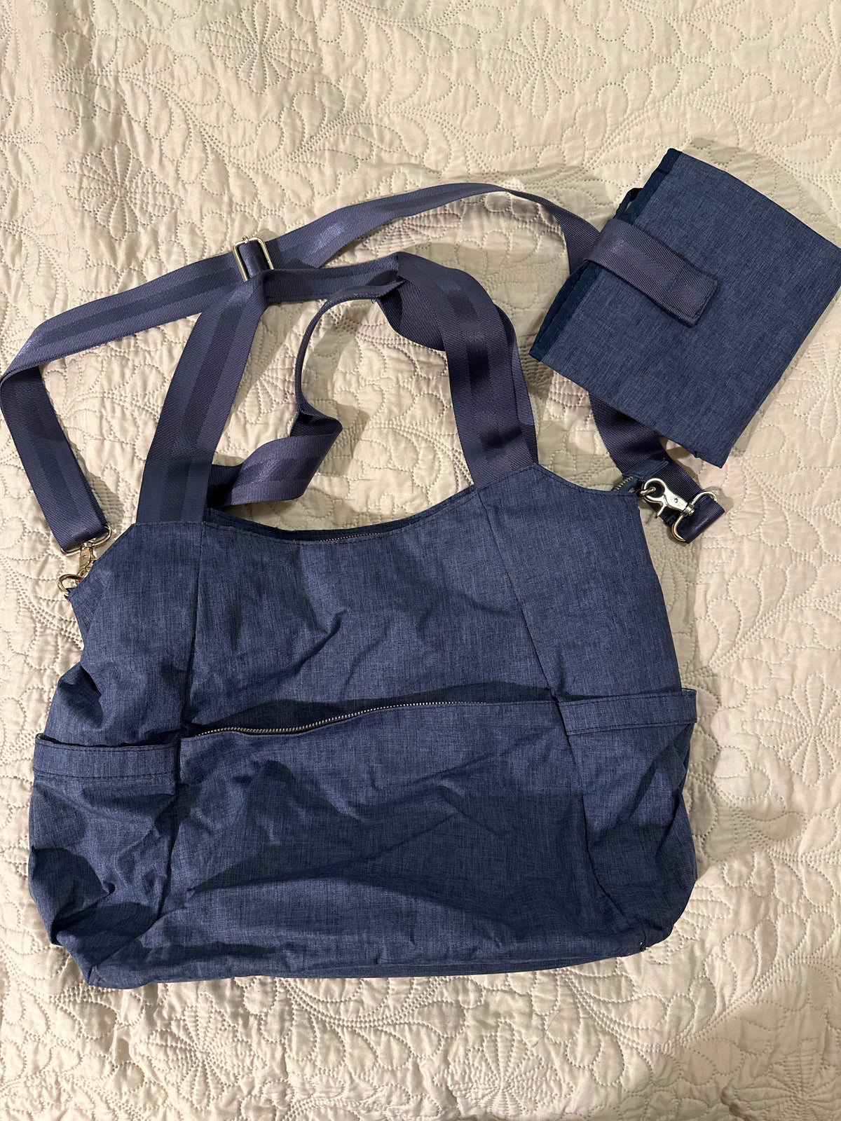 Pottery Barn Kids Diaper bag w/pad