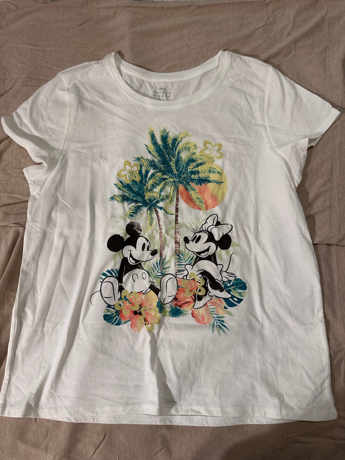 Disney T-shirt Mickey & Minnie - size Women - L (12/14)