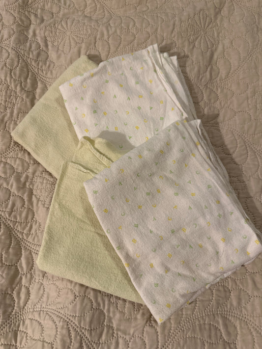 Gerber receiving blanket Set of 4