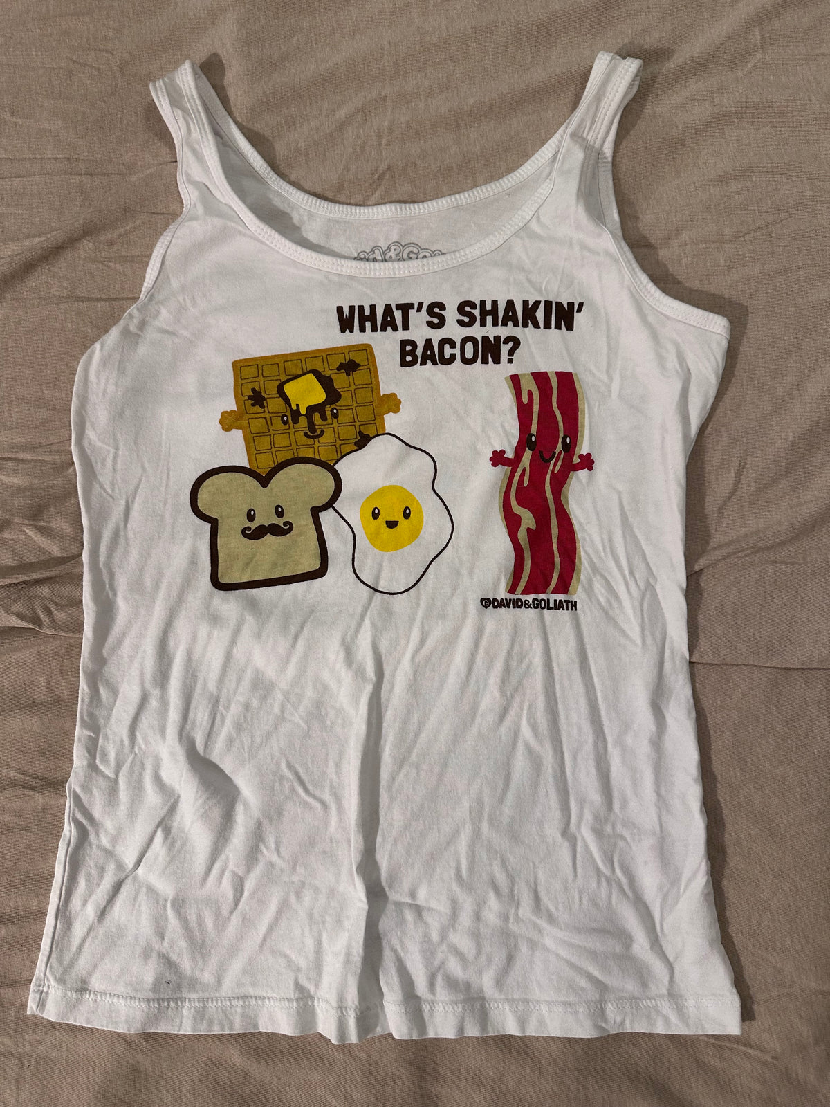 What's shakin bacon David & Goliath - size Women - M (8/10)