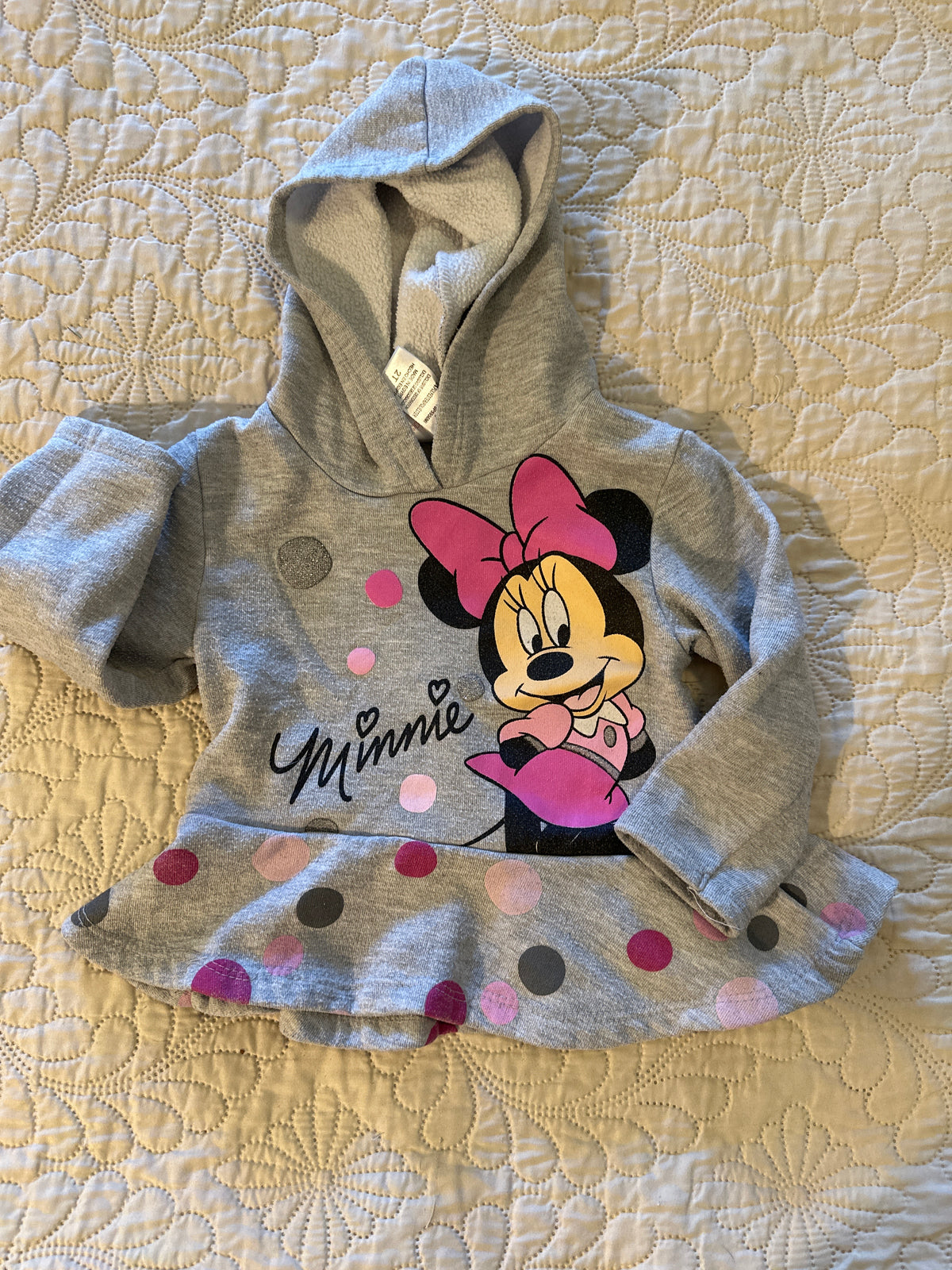 Minnie hoodie Good condition - size Toddler - 2T