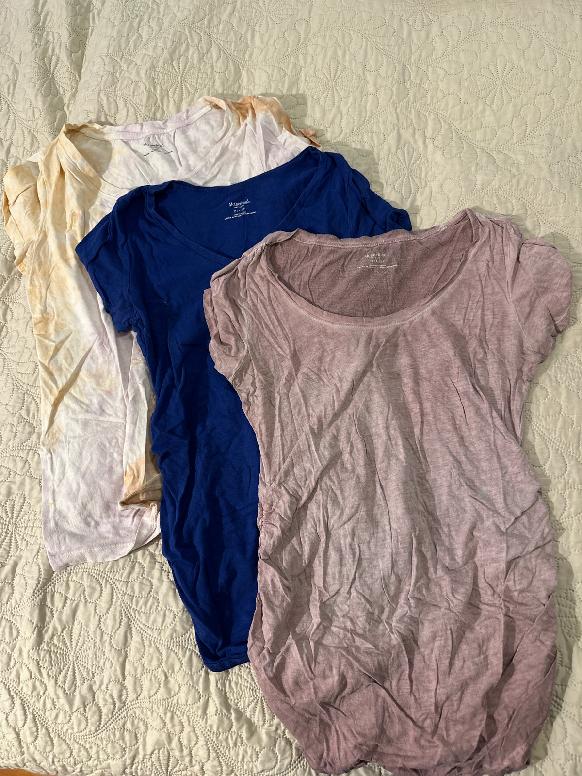 Motherhood maternity Set 3 Tshirts - size Women - M (8/10)