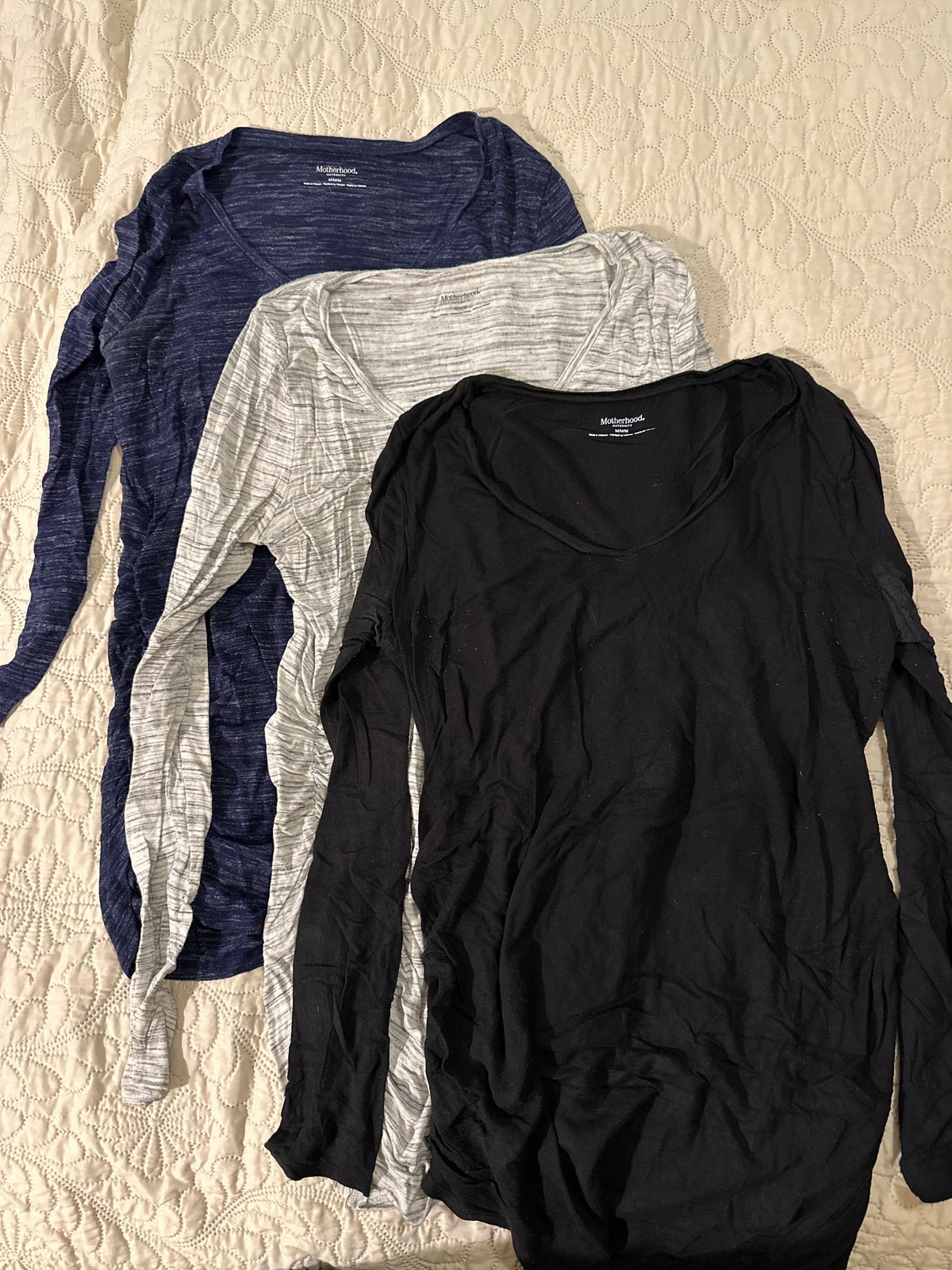3 Long sleeved shirts Stretch/soft - size Women - M (8/10)