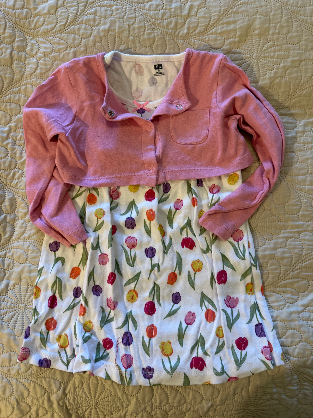 HB sleeveless dress Long sleeve sweater - size Toddler - 5T