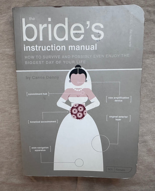 Bride's instruction man Cover has light damage