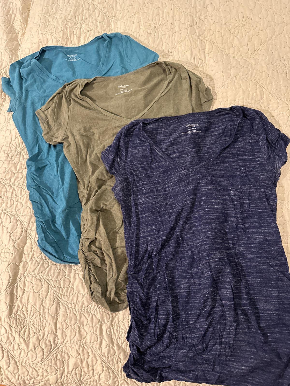 Motherhood Maternity Set 3 T shirts - size Women - S (4/6)