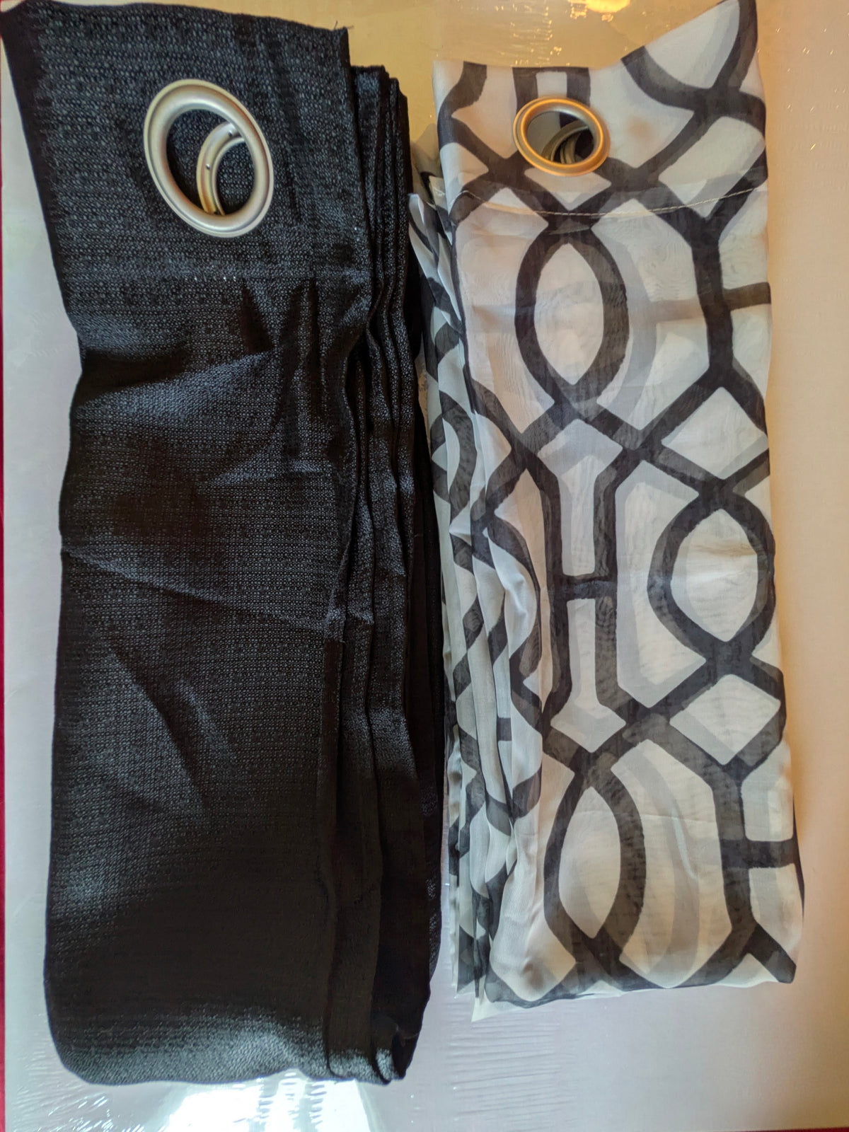 MainStays Curtains 27.5in x 84in 2 sets