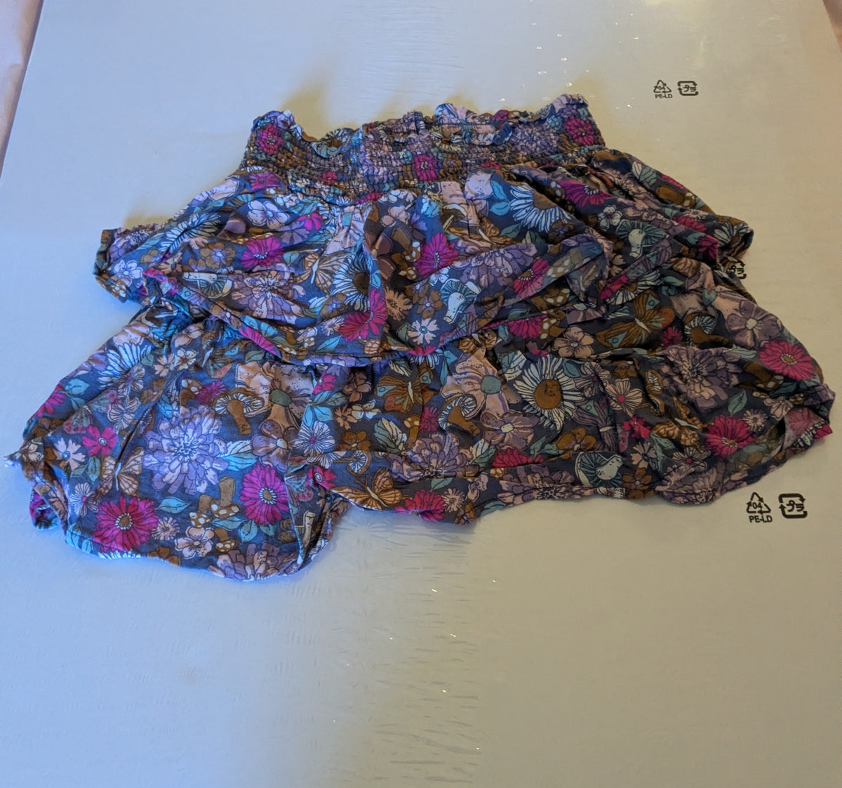 Osh Kosh B'Gosh Floral Ruffle Skirt - size Youth - 8 (M)