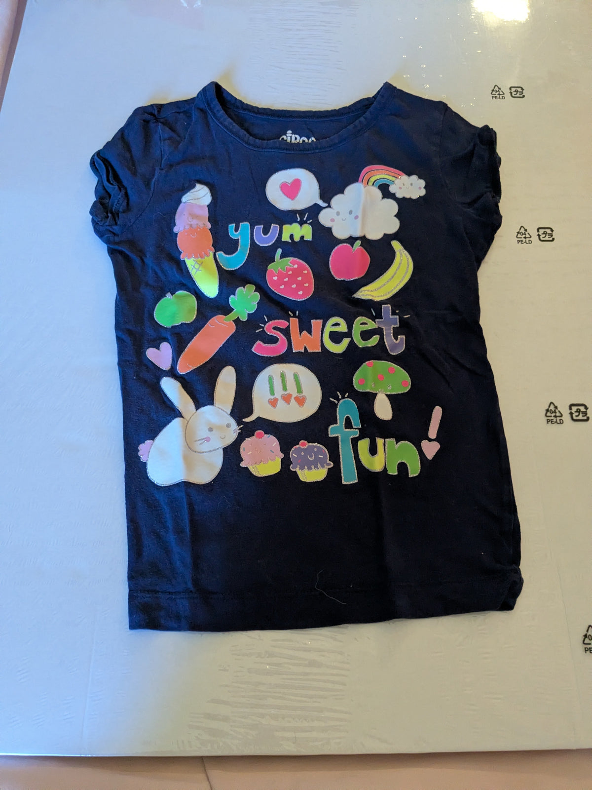 Circo Navy Short Sleeve - size Youth - 7 (S)