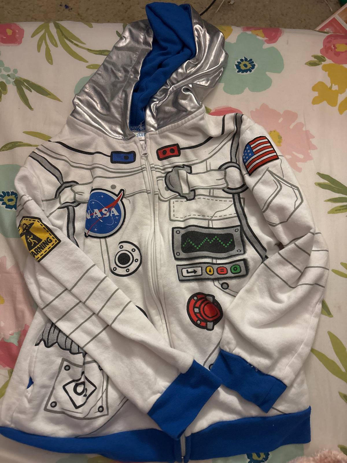 NASA HOODIE. 10/12 GUC - size Youth - 12 (L)