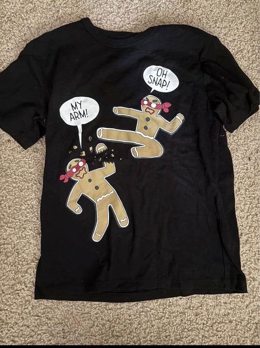 7/8 Christmas ninjas tee GUC
