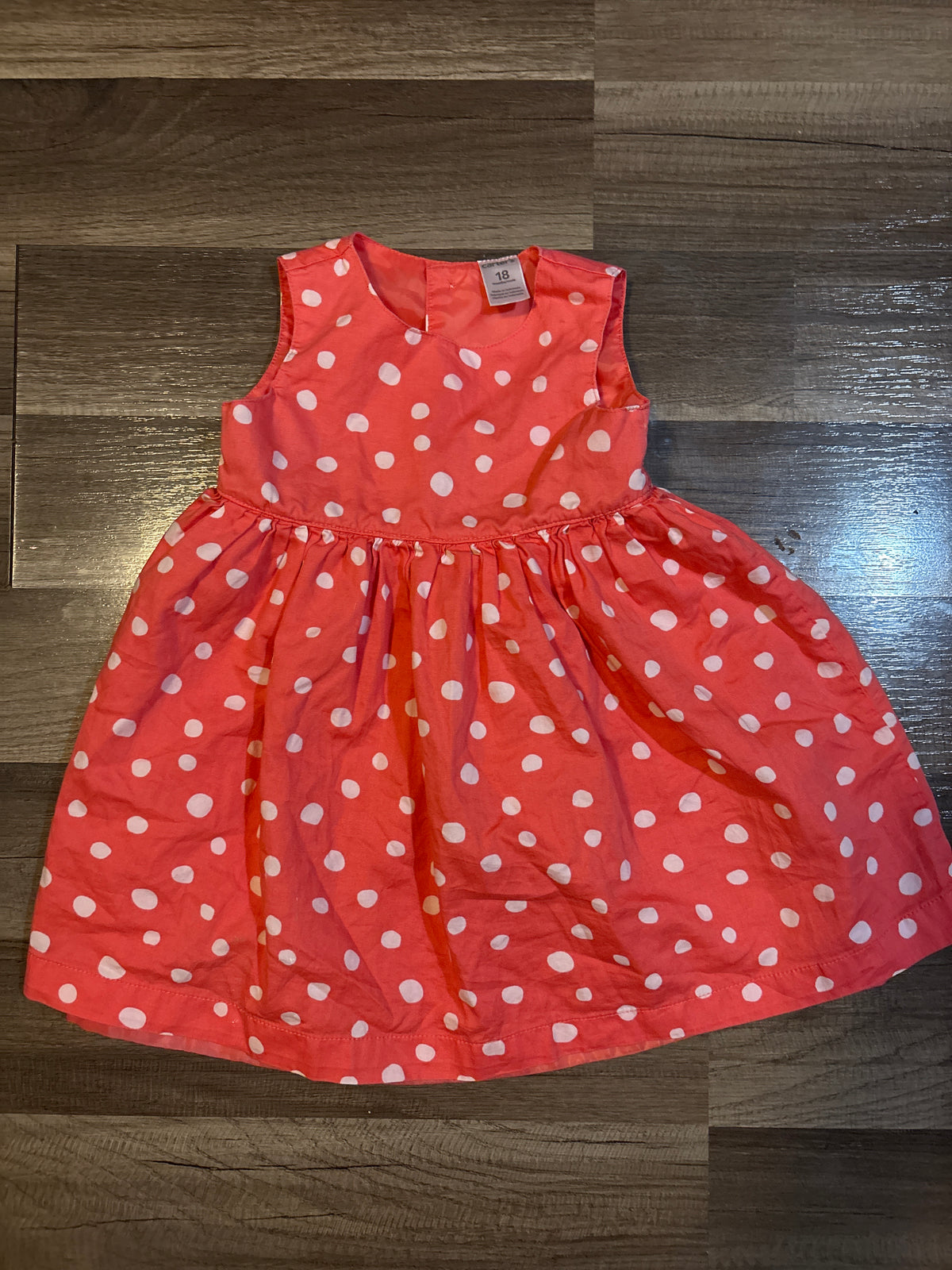 Polka dot dress. Carters - size Month - 12-18 / 18M