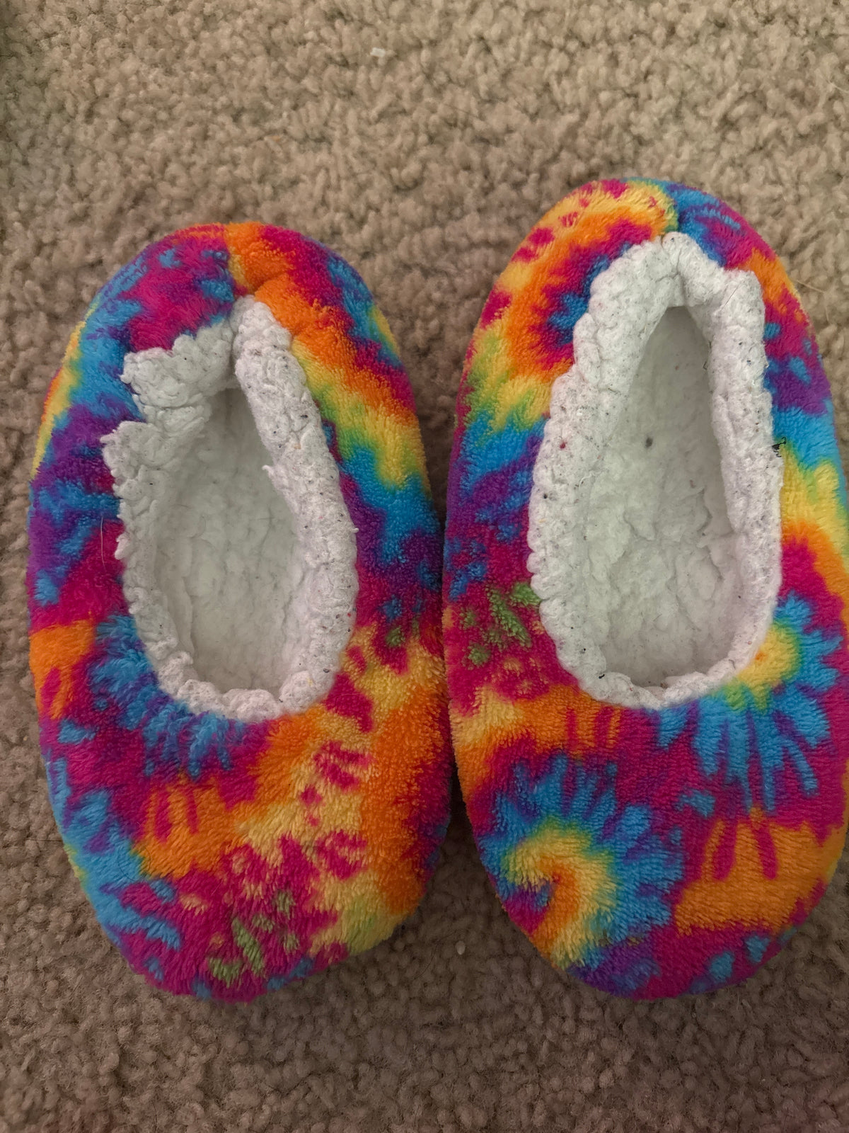 Slippers tie dye. - size Shoes - Toddler 10