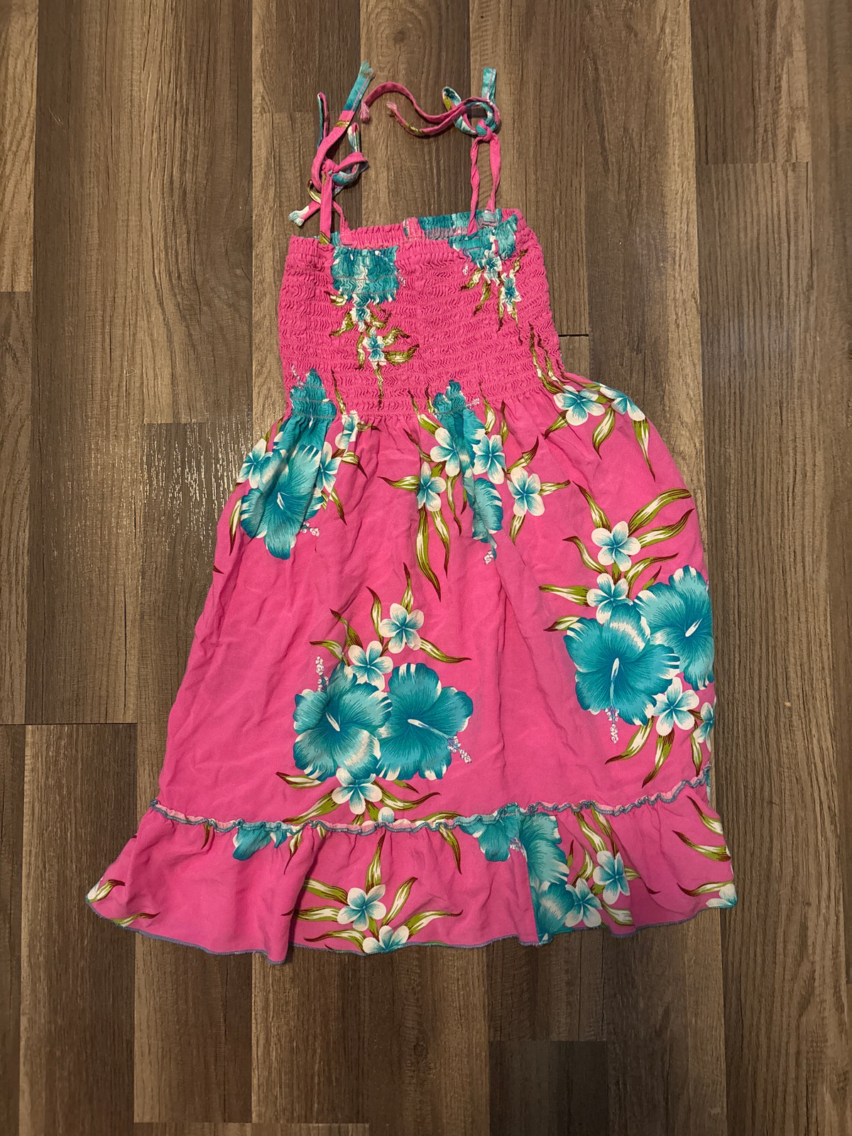 Floral long flowy dress. EUC - size Youth - 6 (S)
