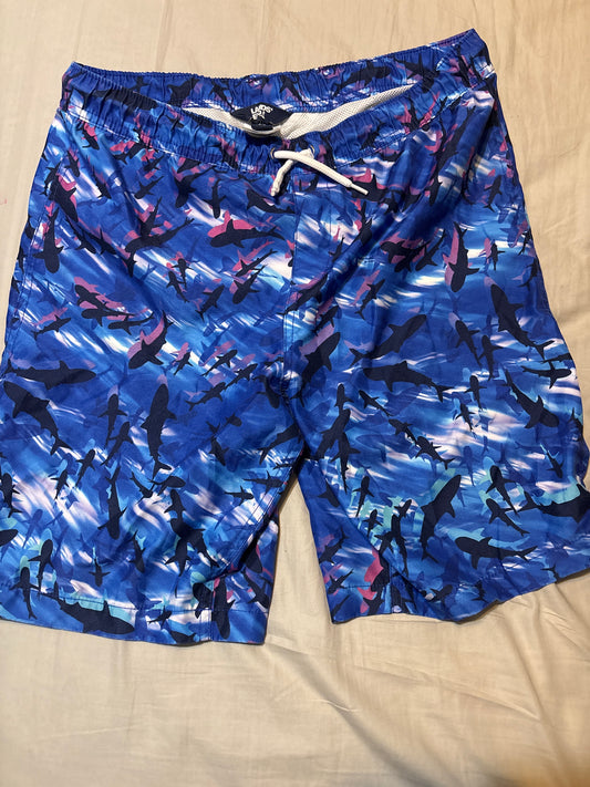 Lands end swim trunks 14-16 husky - size Youth - 16 (XL)