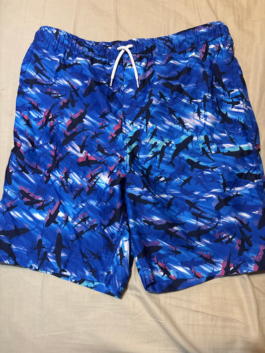 Lands end swim trunks 18-20 husky - size Youth - 20 (XXL)