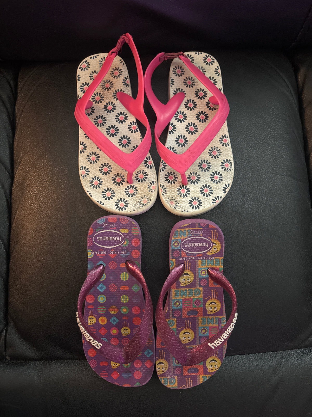2 flip flops. GUC - size Shoes - Toddler 11