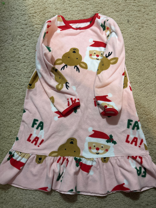 Christmas night gown GUC - size Toddler - 3T