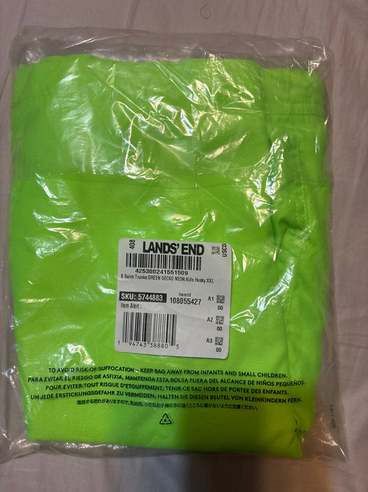 Lands end swim trunks New in package - size Youth - 20 (XXL)