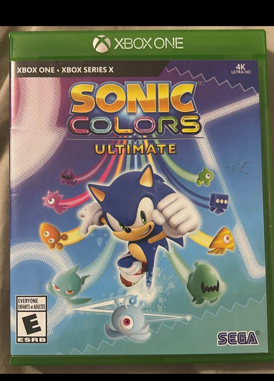 Sonic colors game XBOX ONE/XBOX X