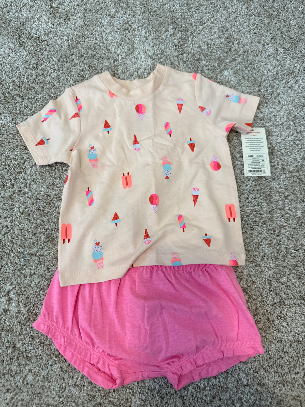 C&J summer outfit NWT - size Month - 12-18 / 18M