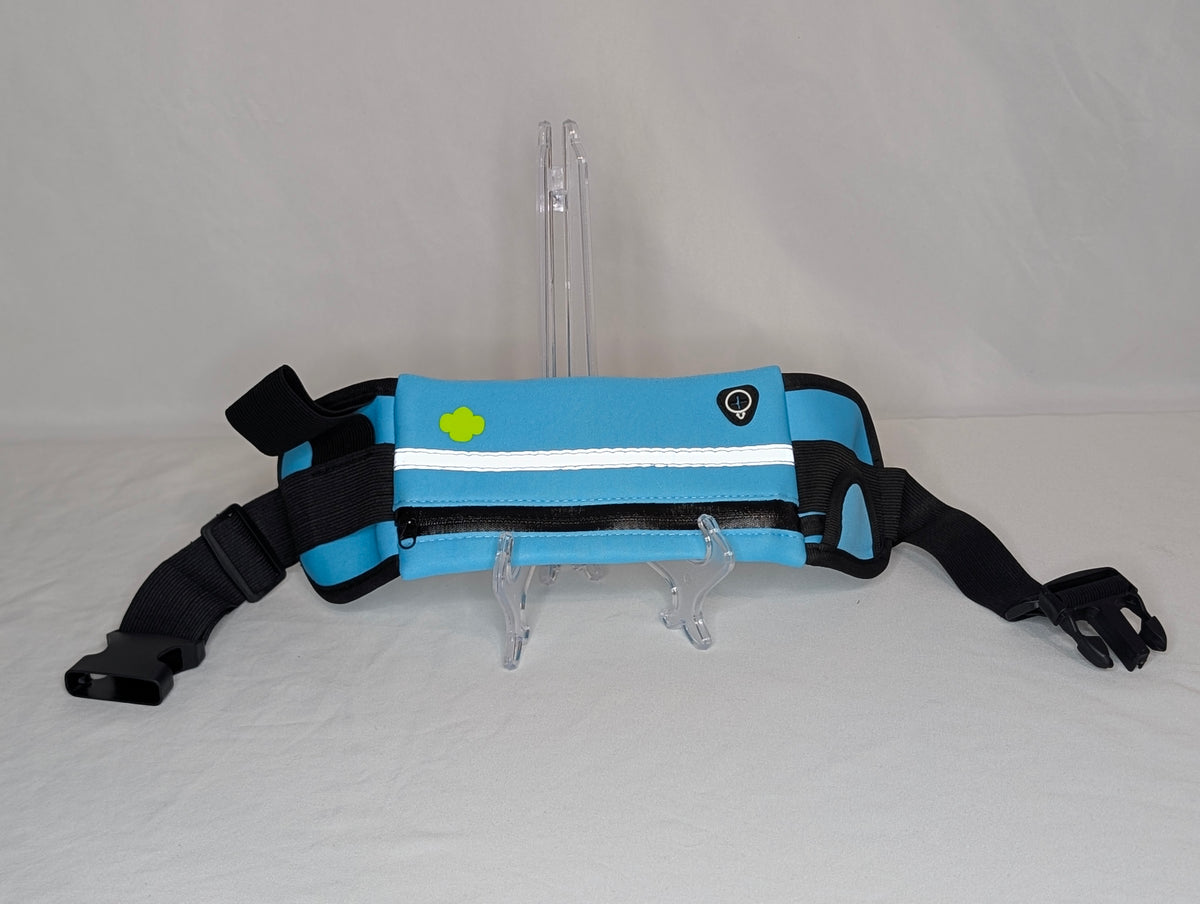 NEW Girl Scout blue belt pouch w/ adj. elastic