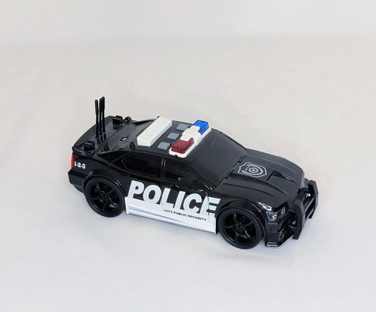 EUC police friction car, 8, 3 sounds, lights up,