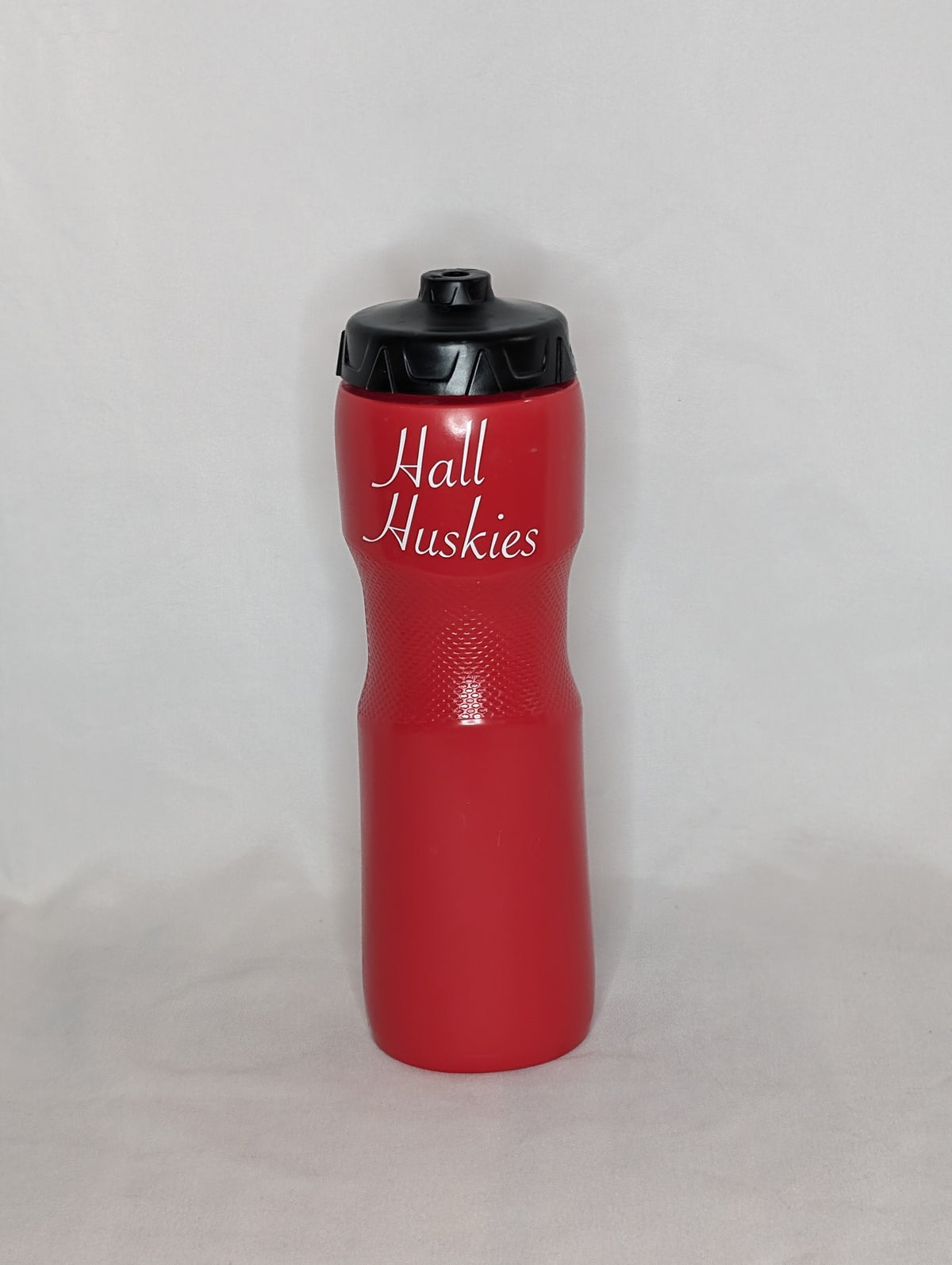 EUC red sports bottle 26 oz, Hall Huskies in