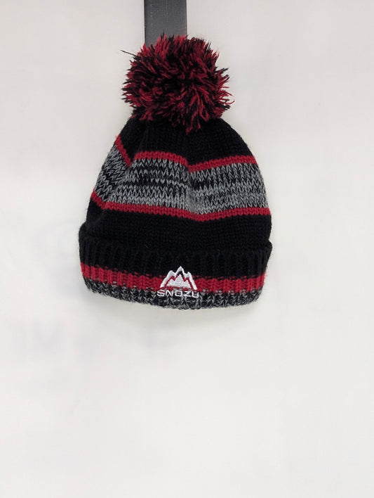 EUC fleece lined knit winter hat, sized 18M-6Y