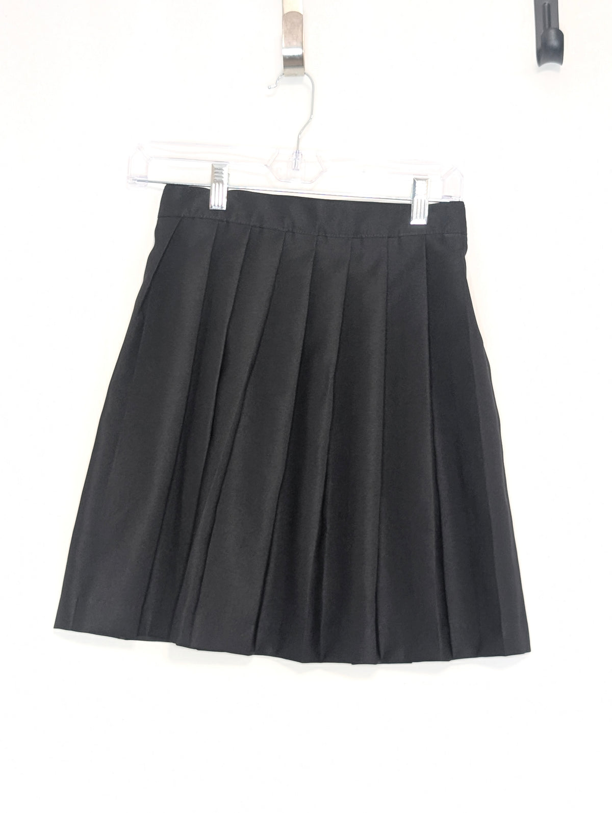 EUC French Toast black pleated uniform skirt, - size Youth - 8 (M)