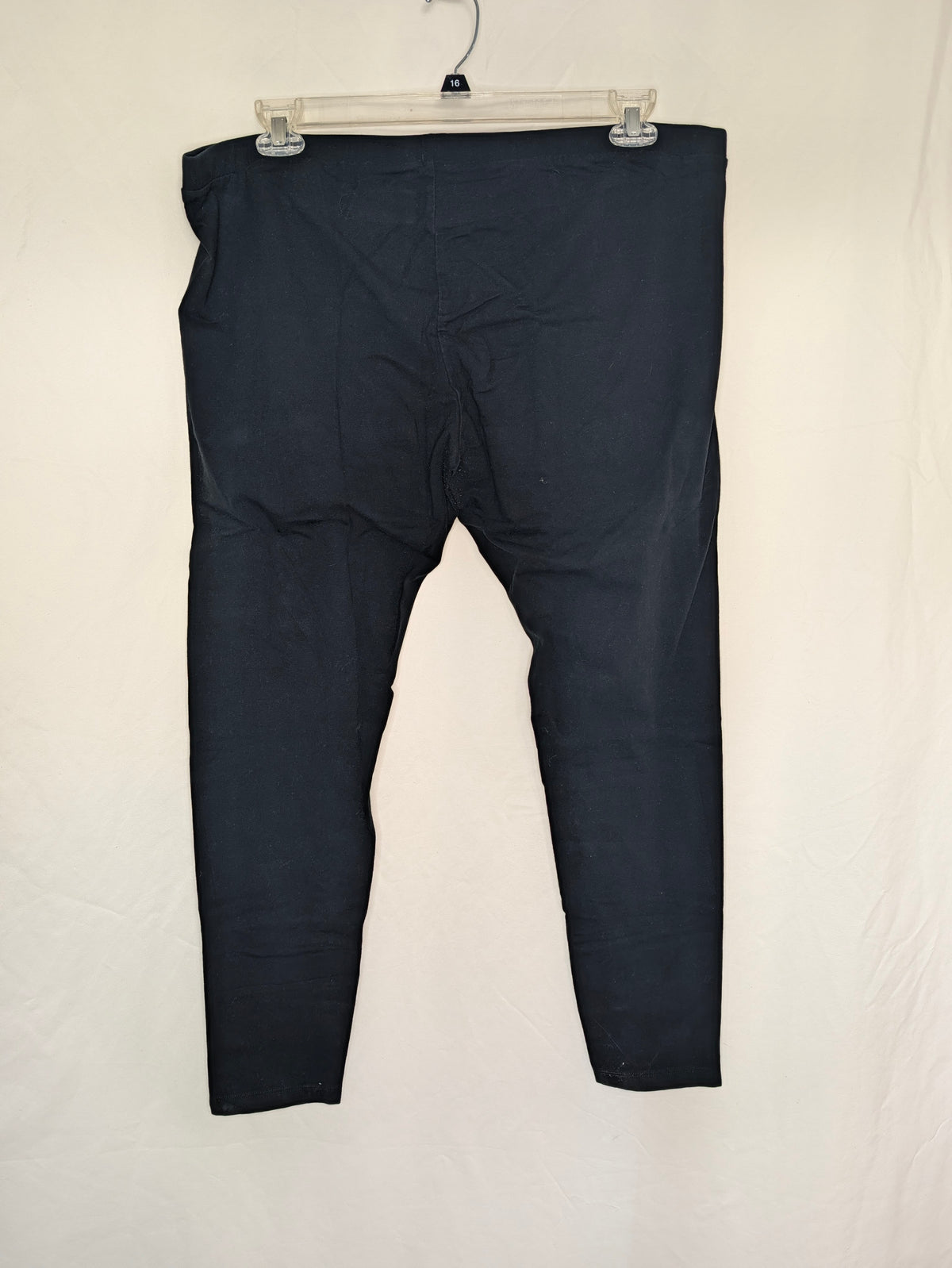 PLAY Ava&Viv black basic cotton leggings, size 2X - size Women - 2X (20/22W)