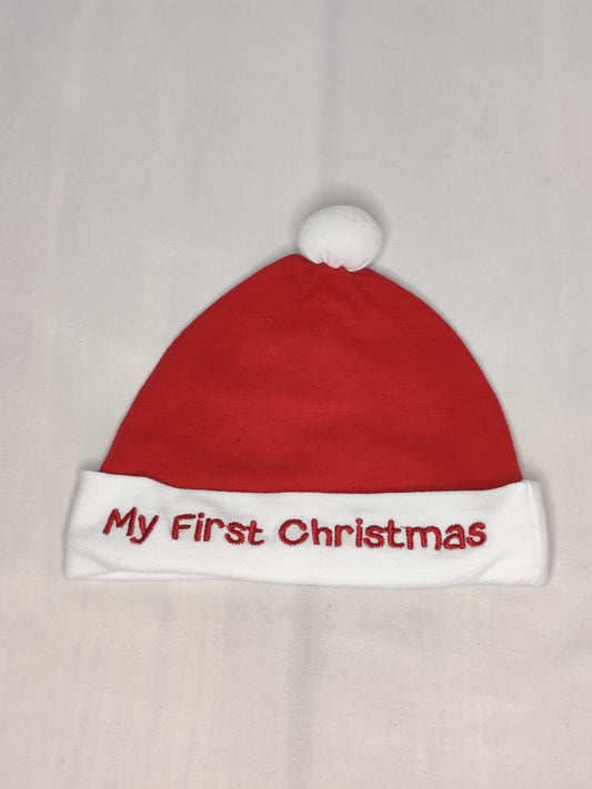 EUC infant hat, Santa style, My First