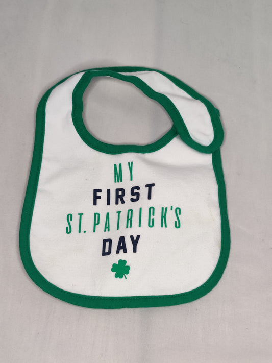 GUC bib My First St. Patrick's Day Green/nvy