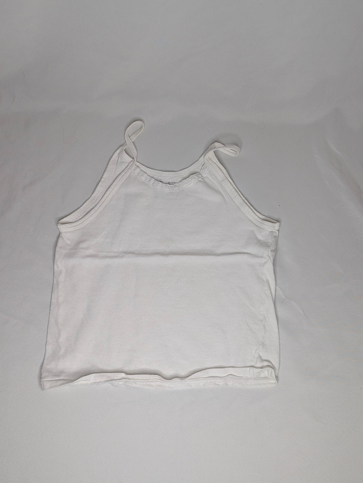 GUC Hanes white camisole undershirt - size Toddler - 4T