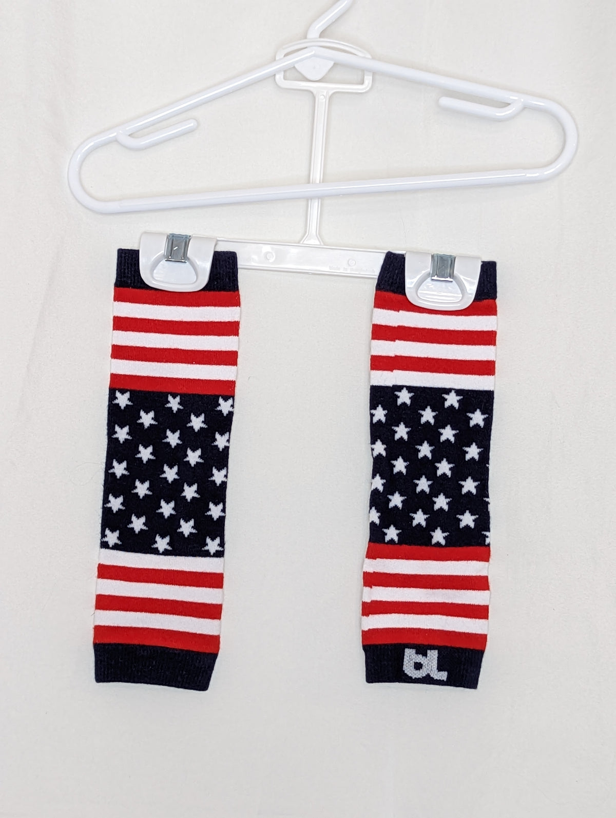 EUC legwarmers, stars & stripes, Fits 6M-3T