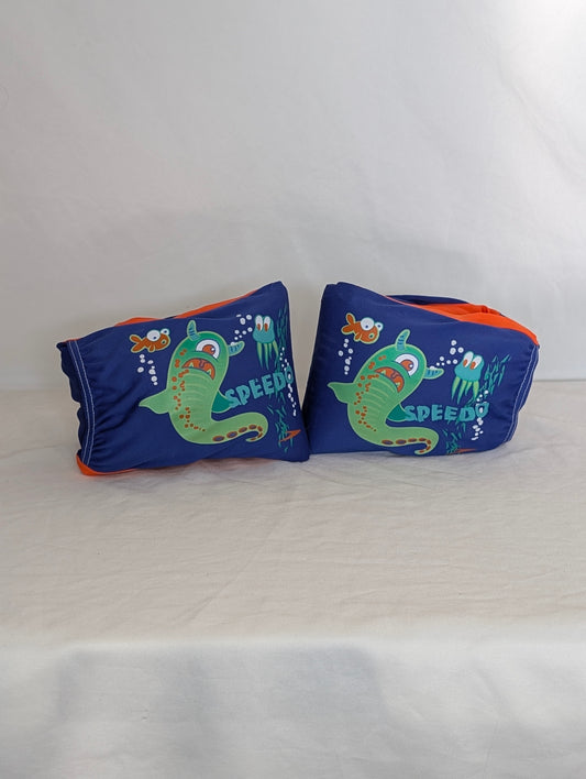 GUC Speedo water wings fabric shell, blue &
