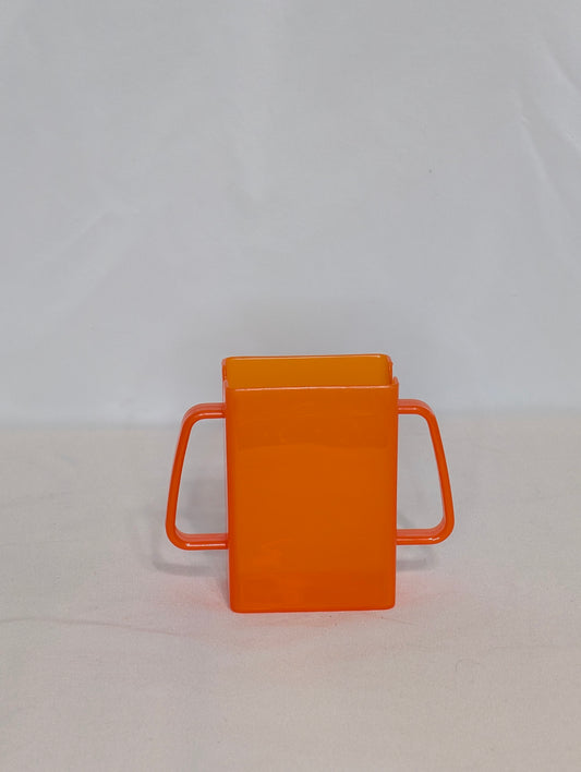 EUC Orange juice box or juice pouch holder,
