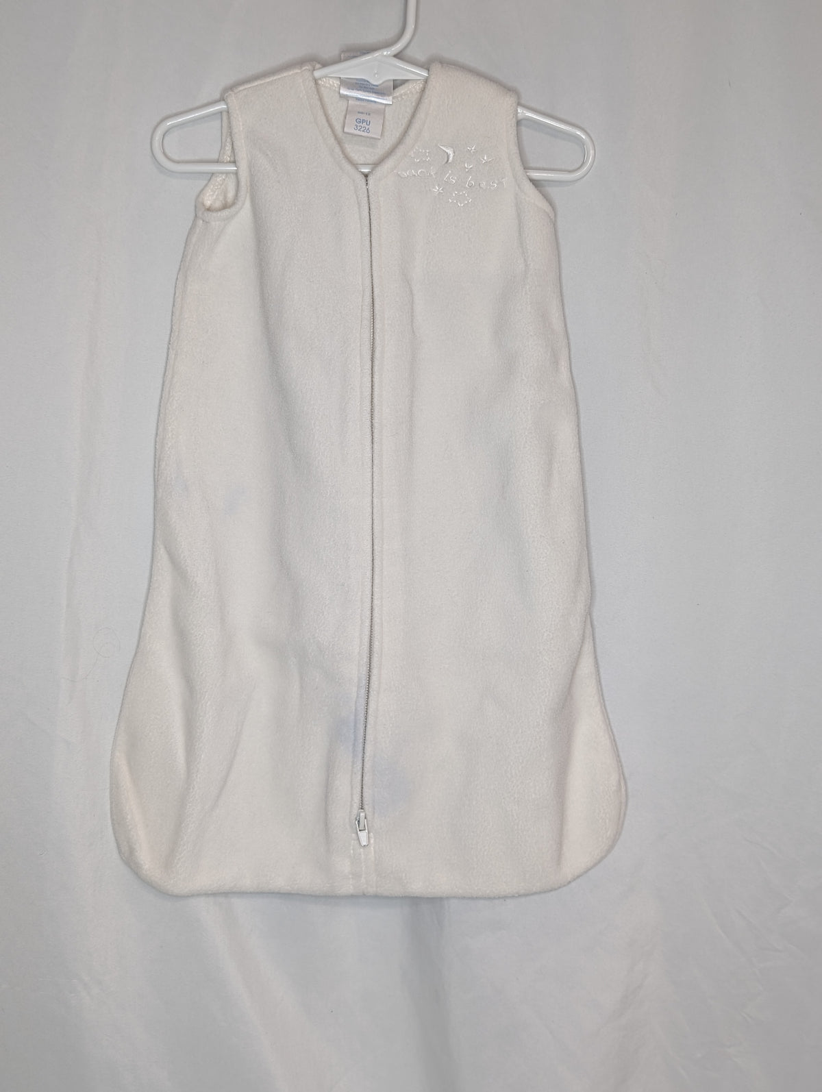 EUC Halo sleeveless sleepsack, off-white - size Month - 0-3 / 3M