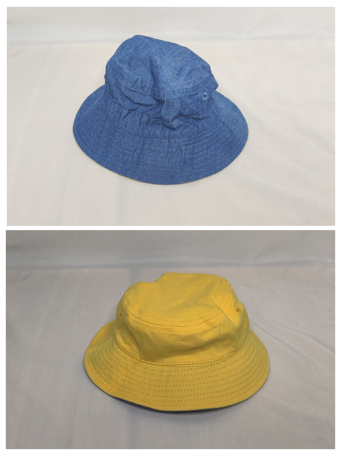EUC Carter reversible sunhat, 100% cotton, - size Month - 0-3 / 3M